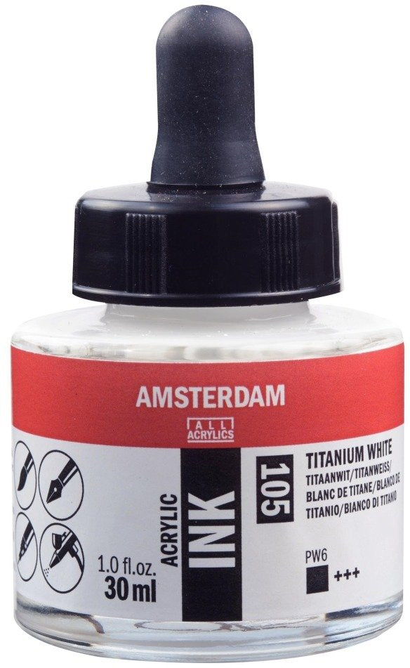 Amsterdam - Acrylic Ink - Titanium White