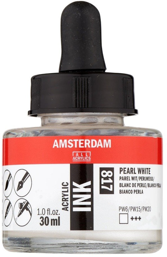 Amsterdam - Acrylic Ink - Pearl White