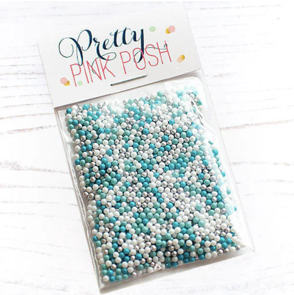 Pretty Pink Posh - Snow Days Shaker Beads