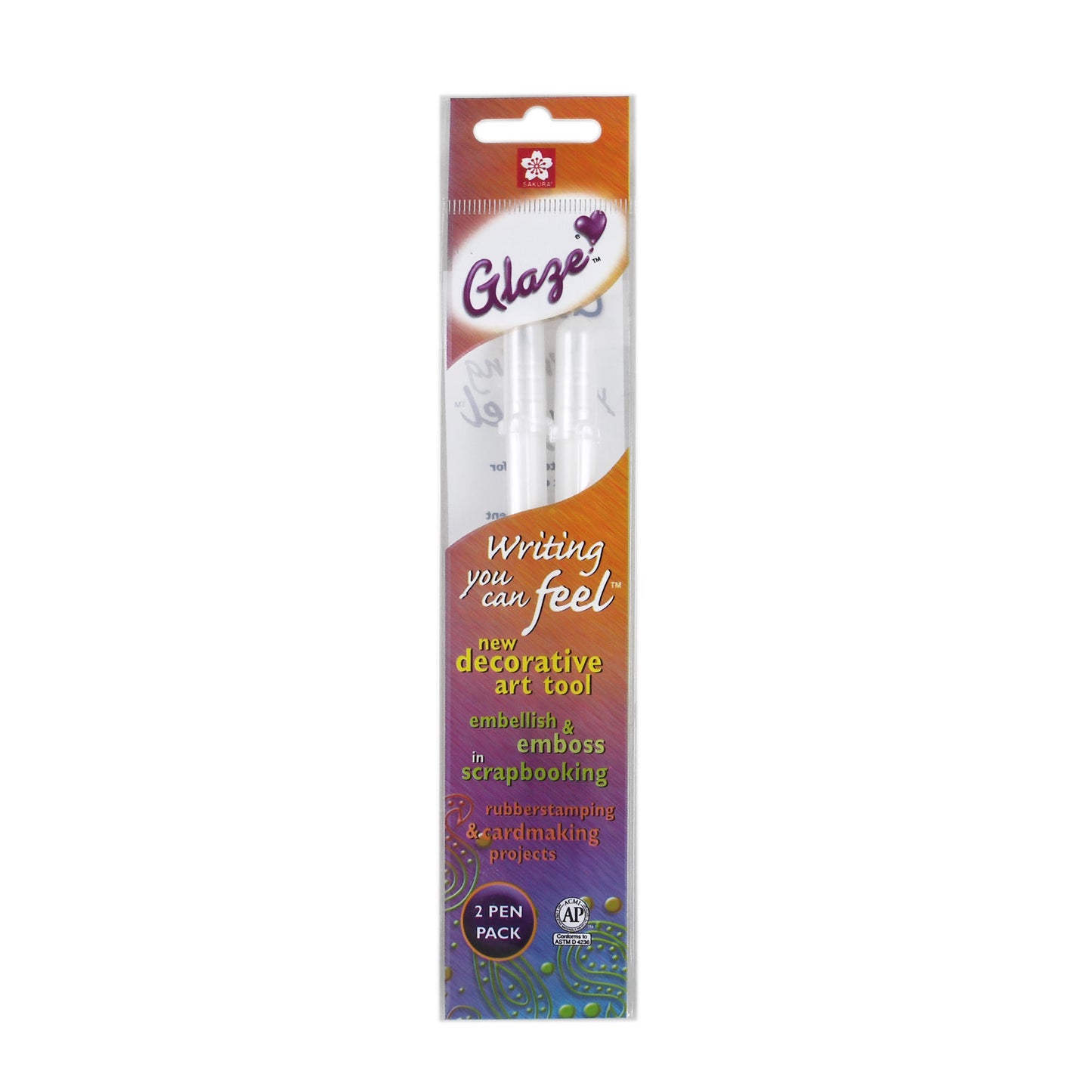 Sakura - Gelly Roll Glaze Pen Set - Clear 2pk