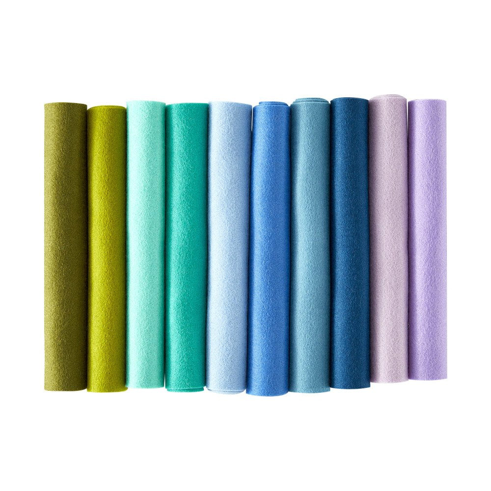 Spellbinders - Merino Wool Felt Sheets - Cool Collection