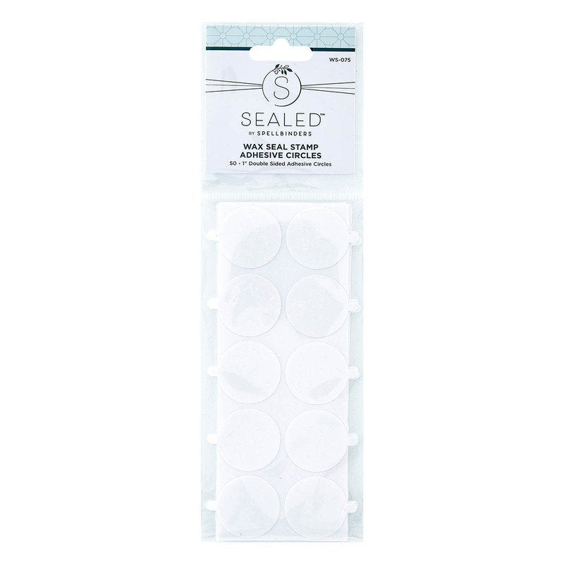 Spellbinders - Sealed - Wax Seal Stamp Adhesive Circles