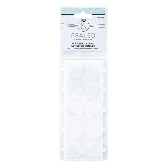Spellbinders - Sealed - Wax Seal Stamp Adhesive Circles