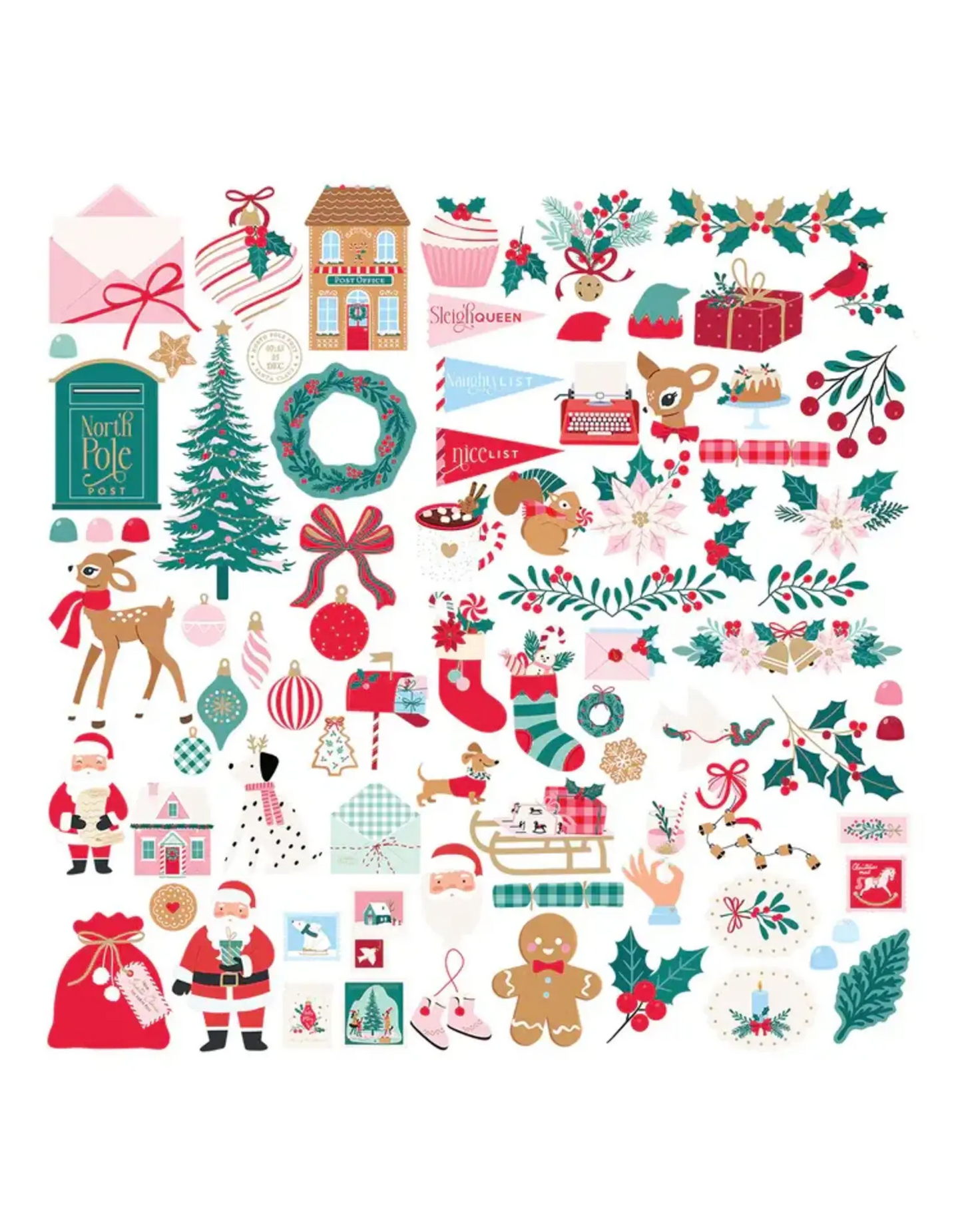 Spellbinders - Dear Santa - Die Cut Ephemera