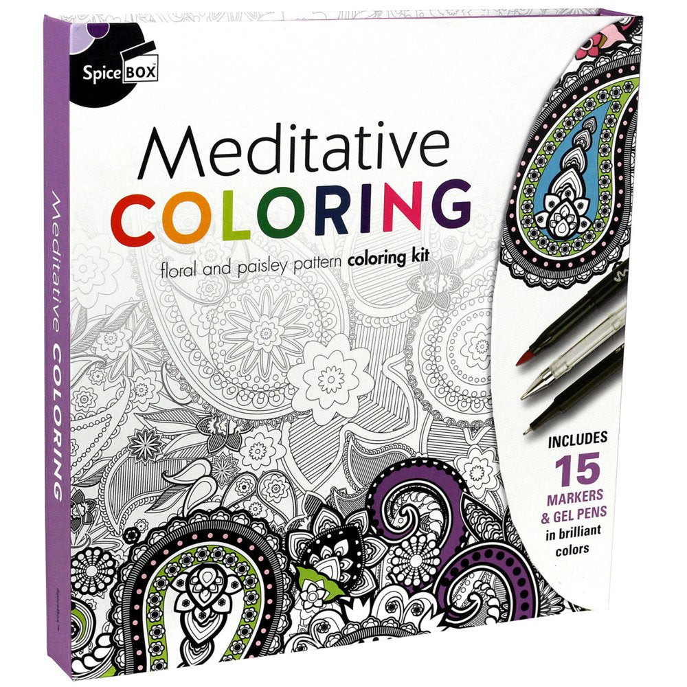 Spice Box - Sketch Plus Kit - Meditative Coloring