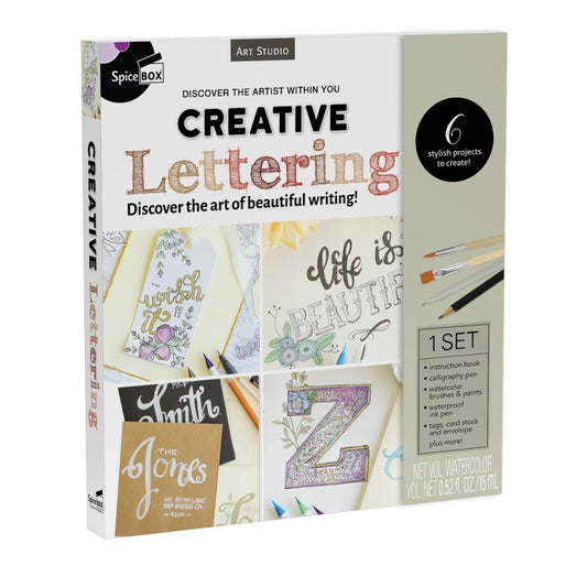 Spice Box - Art Studio Kit - Creative Lettering