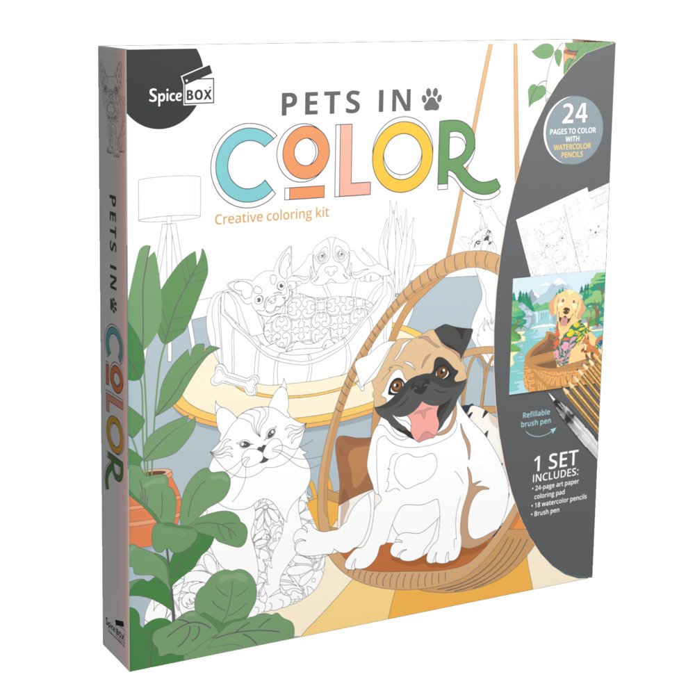 Spice Box - Sketch Plus Set - Pets in Color