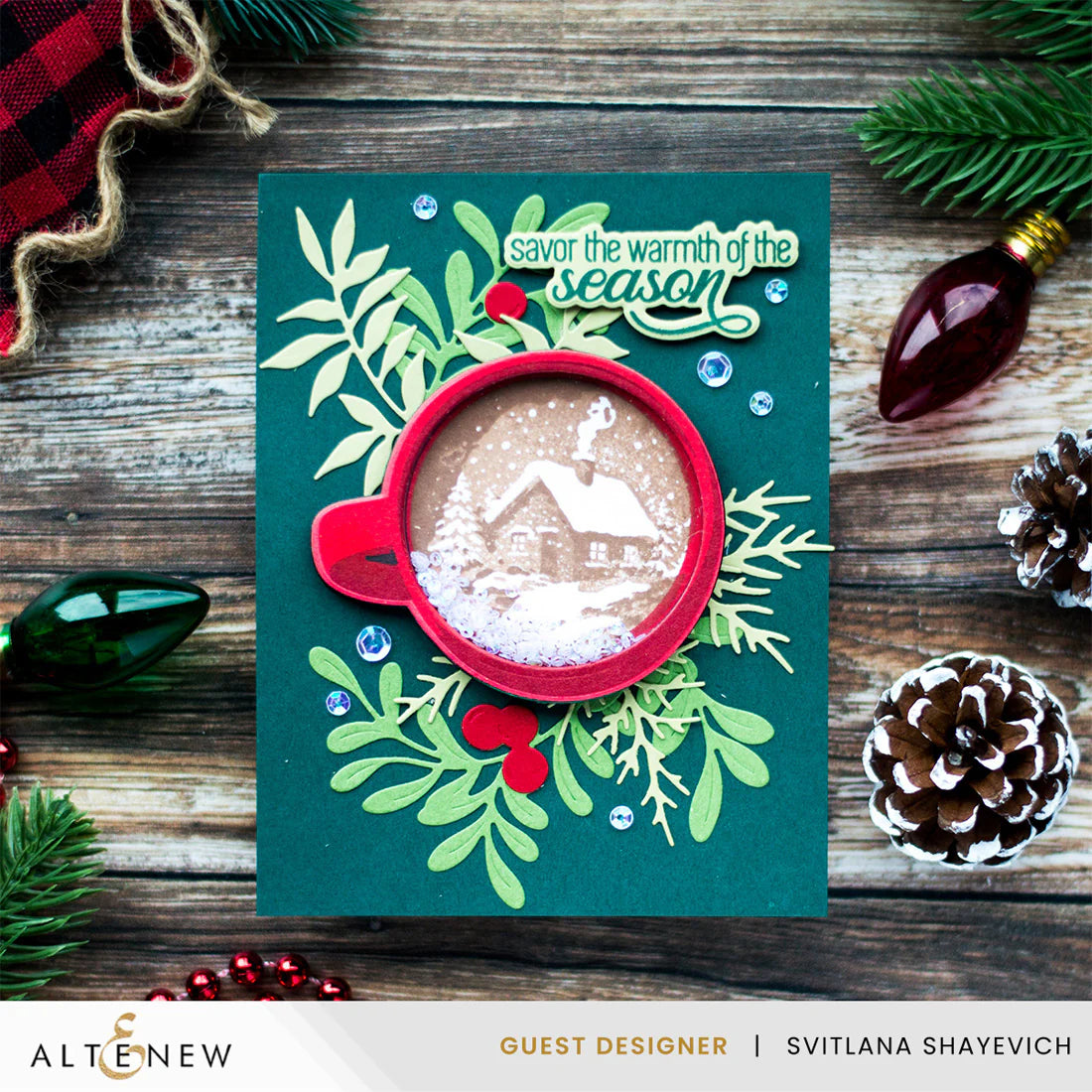 Altenew - Scenes In A Sip Stamp & Die Bundle