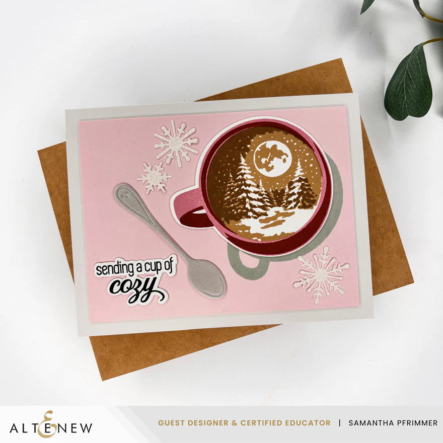 Altenew - Scenes In A Sip Stamp & Die Bundle