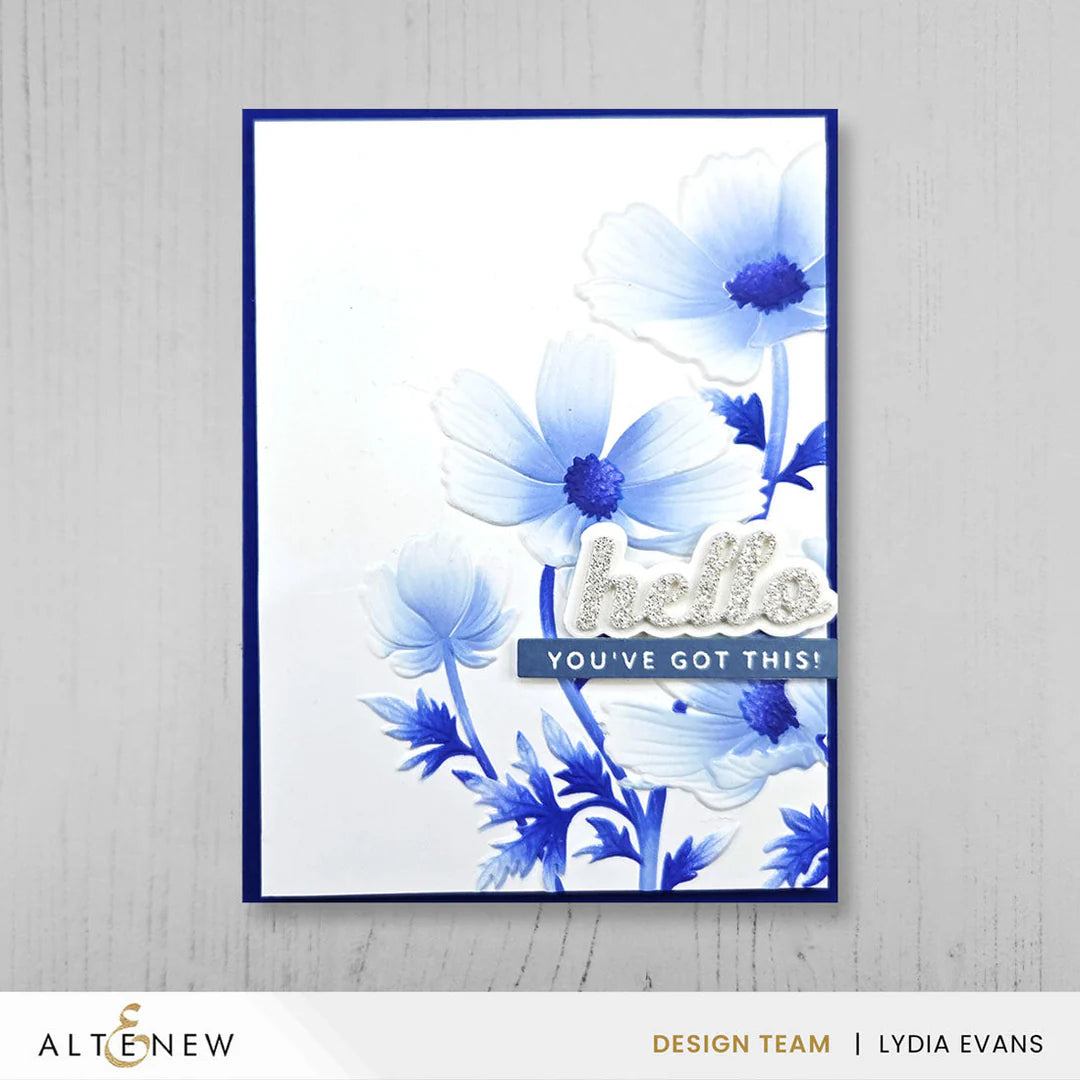 Altenew - Dancing Cosmos 3D Embossing Folder & Stencil Bundle