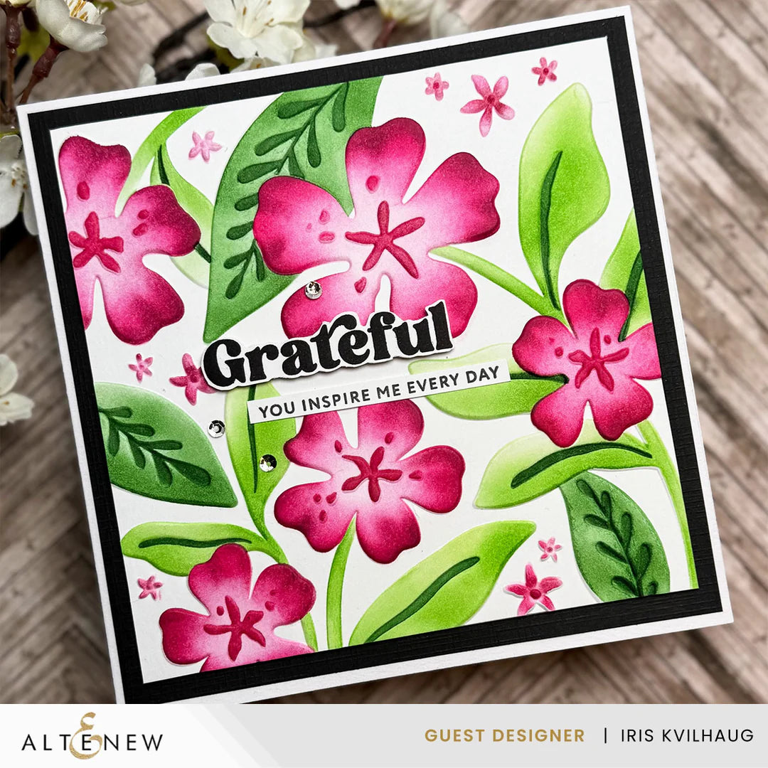 Altenew - Joyful Garden 3D Embossing Folder & Stencil Bundle