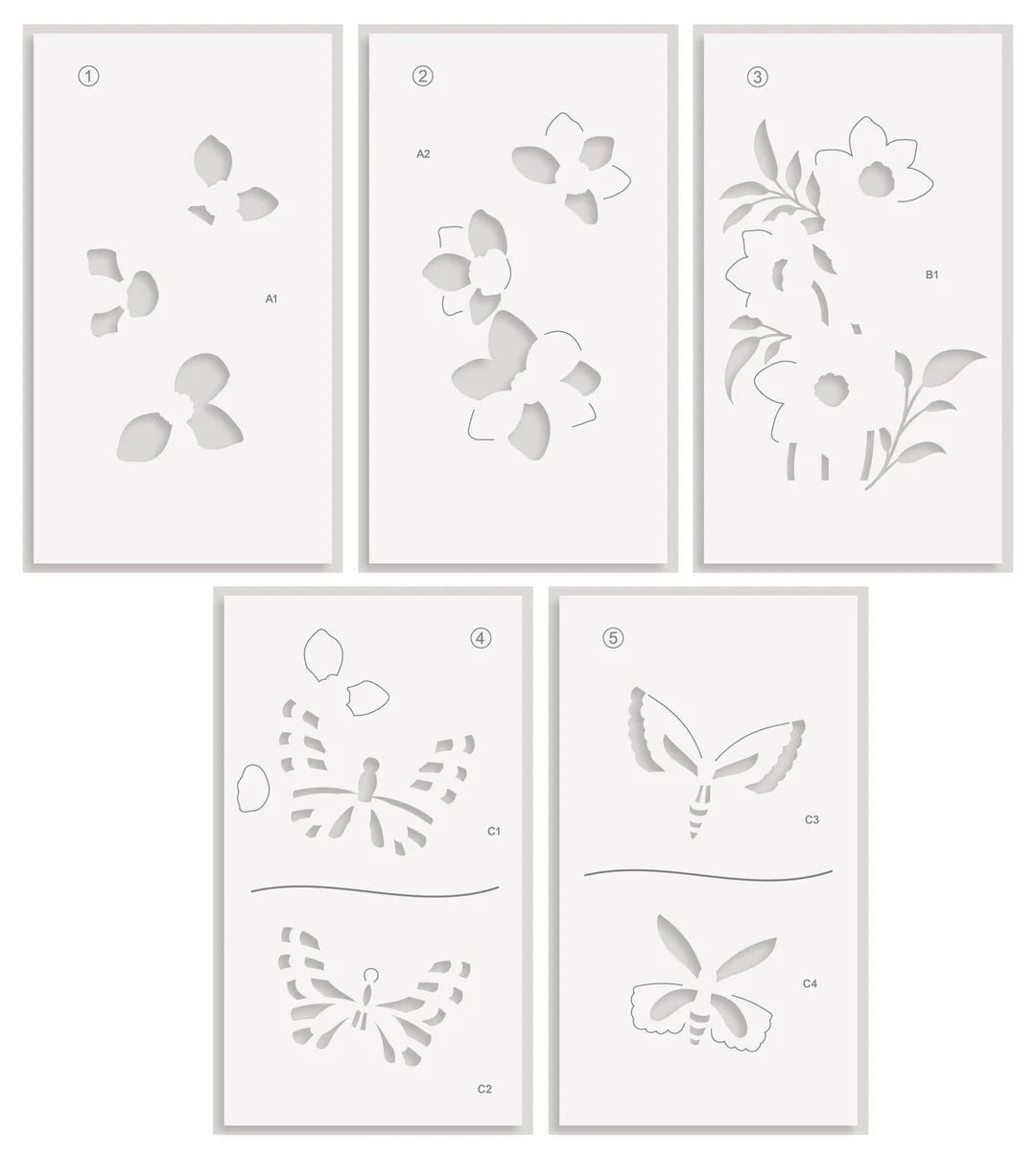 Altenew - Serene Garden Stencil & Embossing Folder Bundle