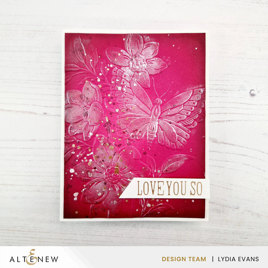 Altenew - Serene Garden Stencil & Embossing Folder Bundle