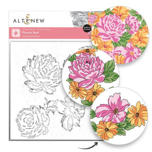 Altenew - Flower Bed Layering Stencil Set