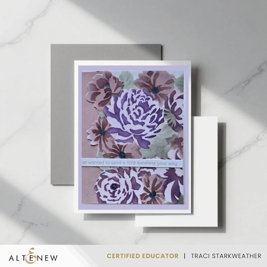 Altenew - Flower Bed Layering Stencil Set