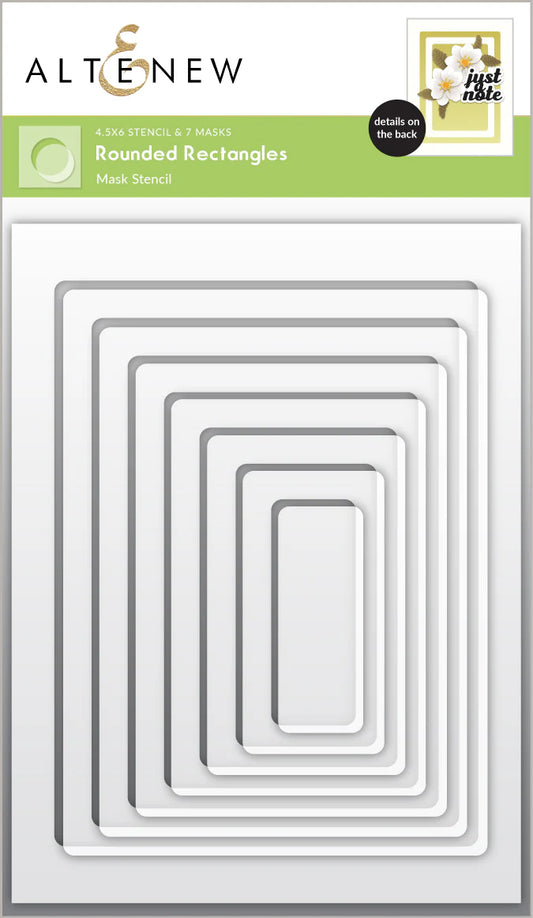 Altenew - Rounded Rectangles Masks Stencil Set