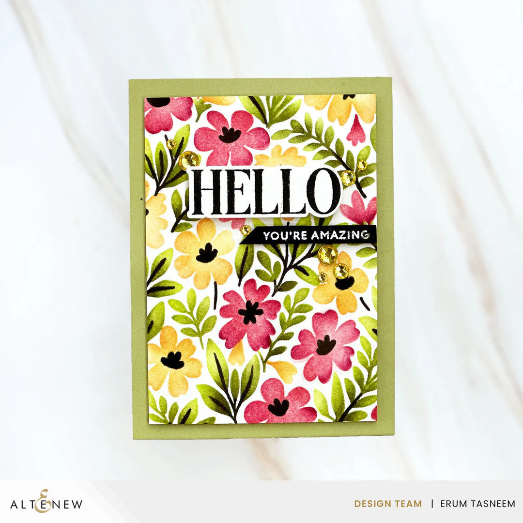 Altenew - Stencil Art: Styled Backgrounds Layering Stencil Set