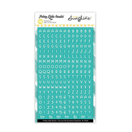 Pretty Little Studio - You Are My Sunshine - Mini ABC's: Sprinkler Stickers