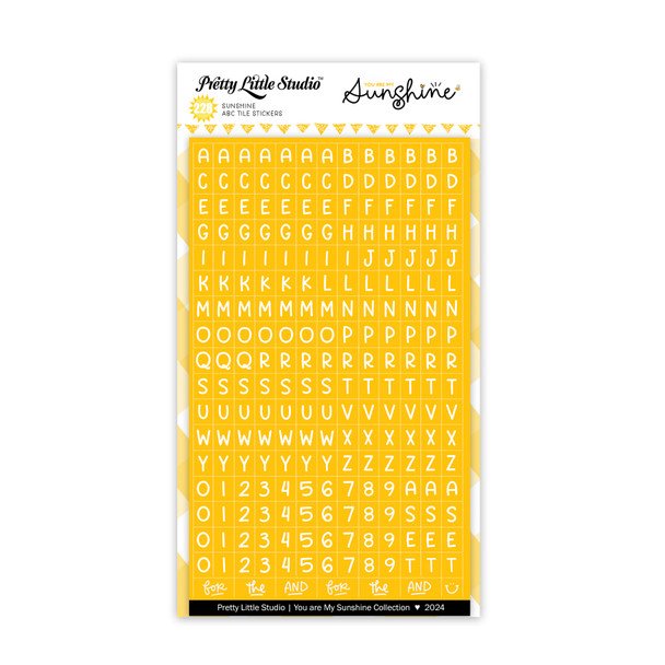 Pretty Little Studio - You Are My Sunshine - Mini ABC's: Sunshine Stickers