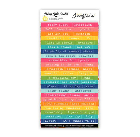 Pretty Little Studio - You Are My Sunshine - Berry Sweet: Color Stickers