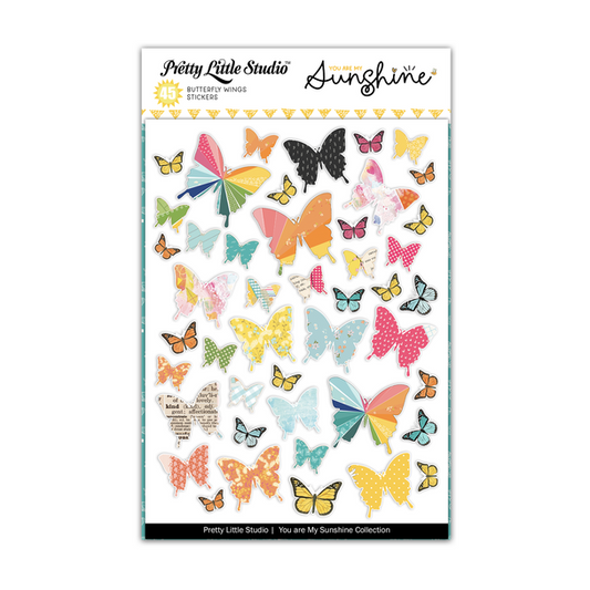 Pretty Little Studio - You Are My Sunshine - Butterfly Wings Stickers