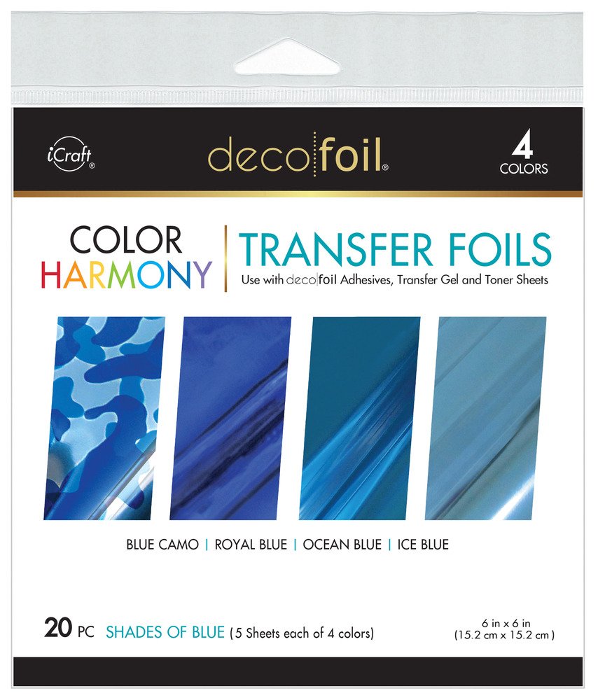 Deco Foil - Color Harmony Transfer Foils - Shades of Blue