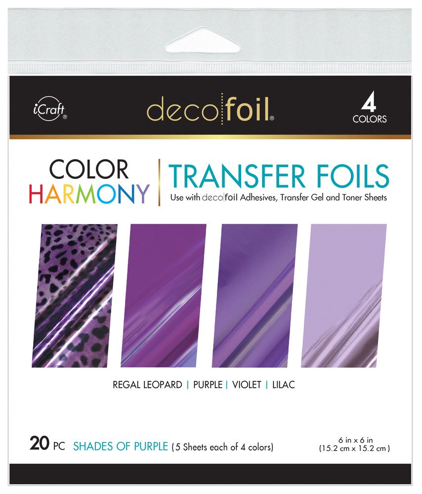 Deco Foil - Color Harmony Transfer Foils - Shades of Purple