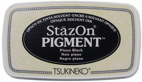 StazOn - Pigment Ink Pad - Piano Black