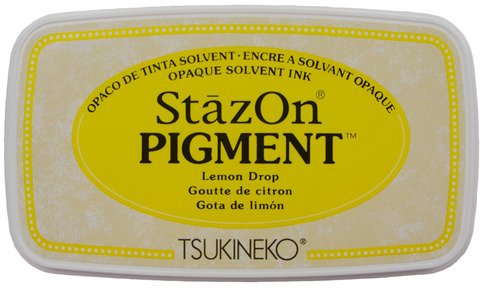 StazOn - Pigment Ink Pad - Lemon Drop