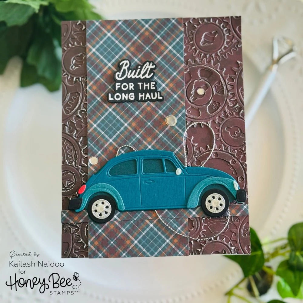 Honey Bee - 3D Embossing Folder - Gears