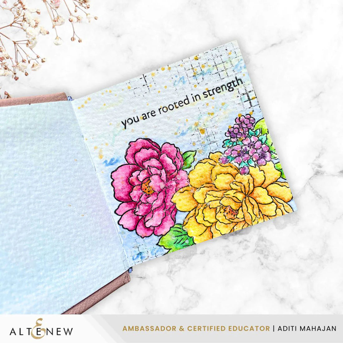 Altenew - Luxe Watercolor Sketchbook - 3x3