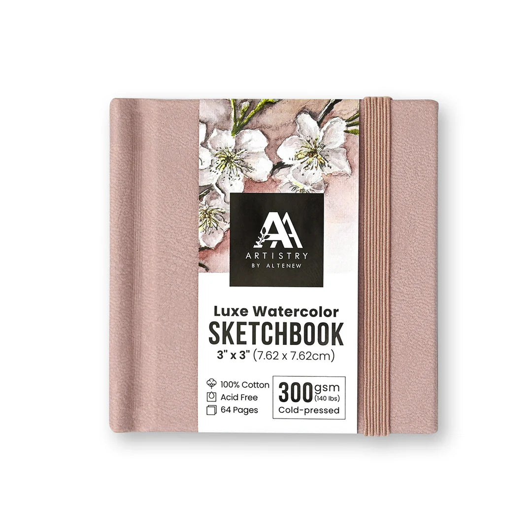 Altenew - Luxe Watercolor Sketchbook - 3x3