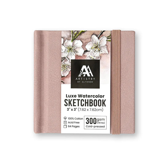 Altenew - Luxe Watercolor Sketchbook - 3x3