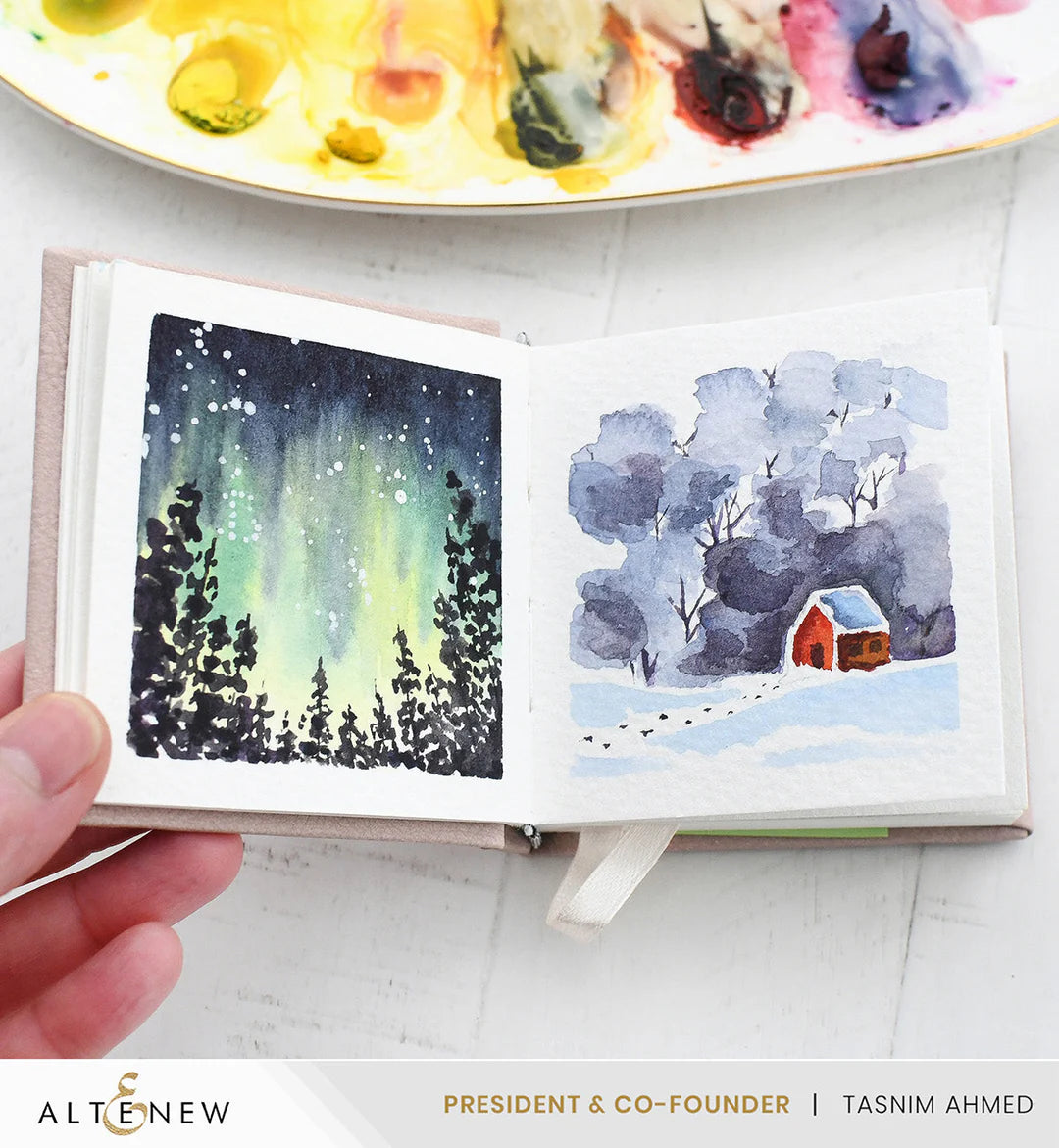 Altenew - Luxe Watercolor Sketchbook - 3x3