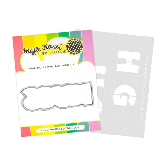 Waffle Flower - Overlapping Hugs Die-n-stencil Bundle